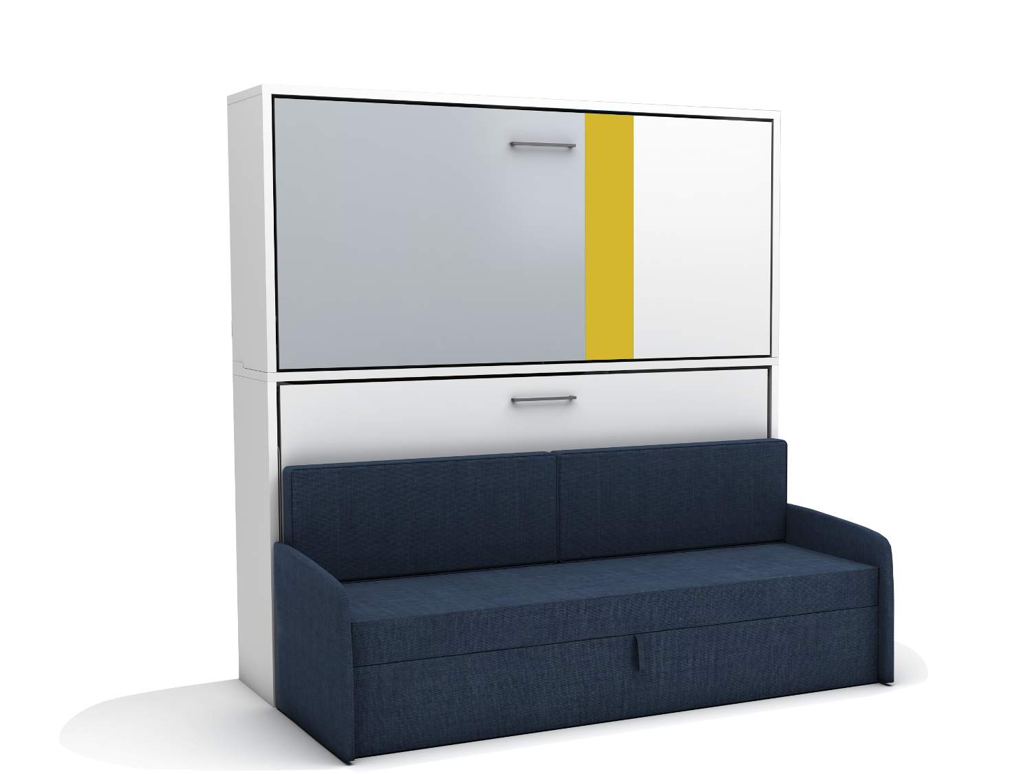 Etagenbett Smart mit Diver Sofa