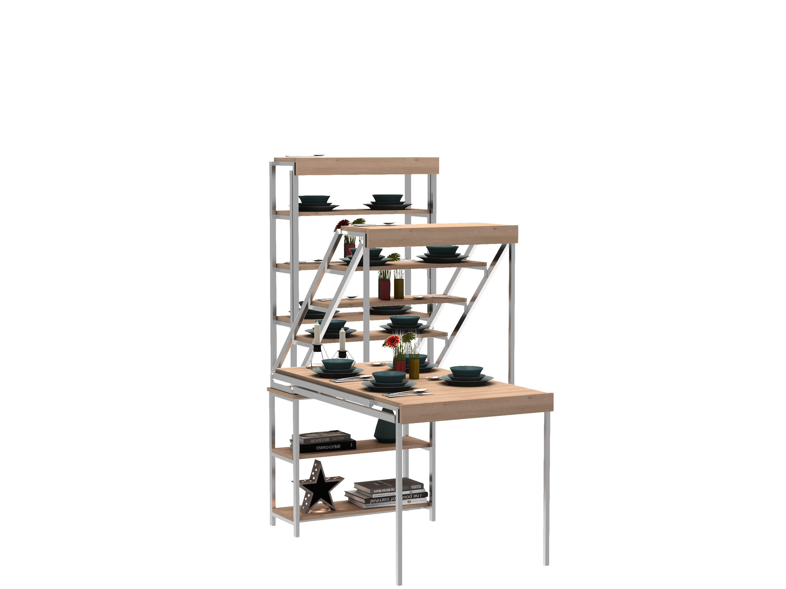 Wandklapptisch Racket table