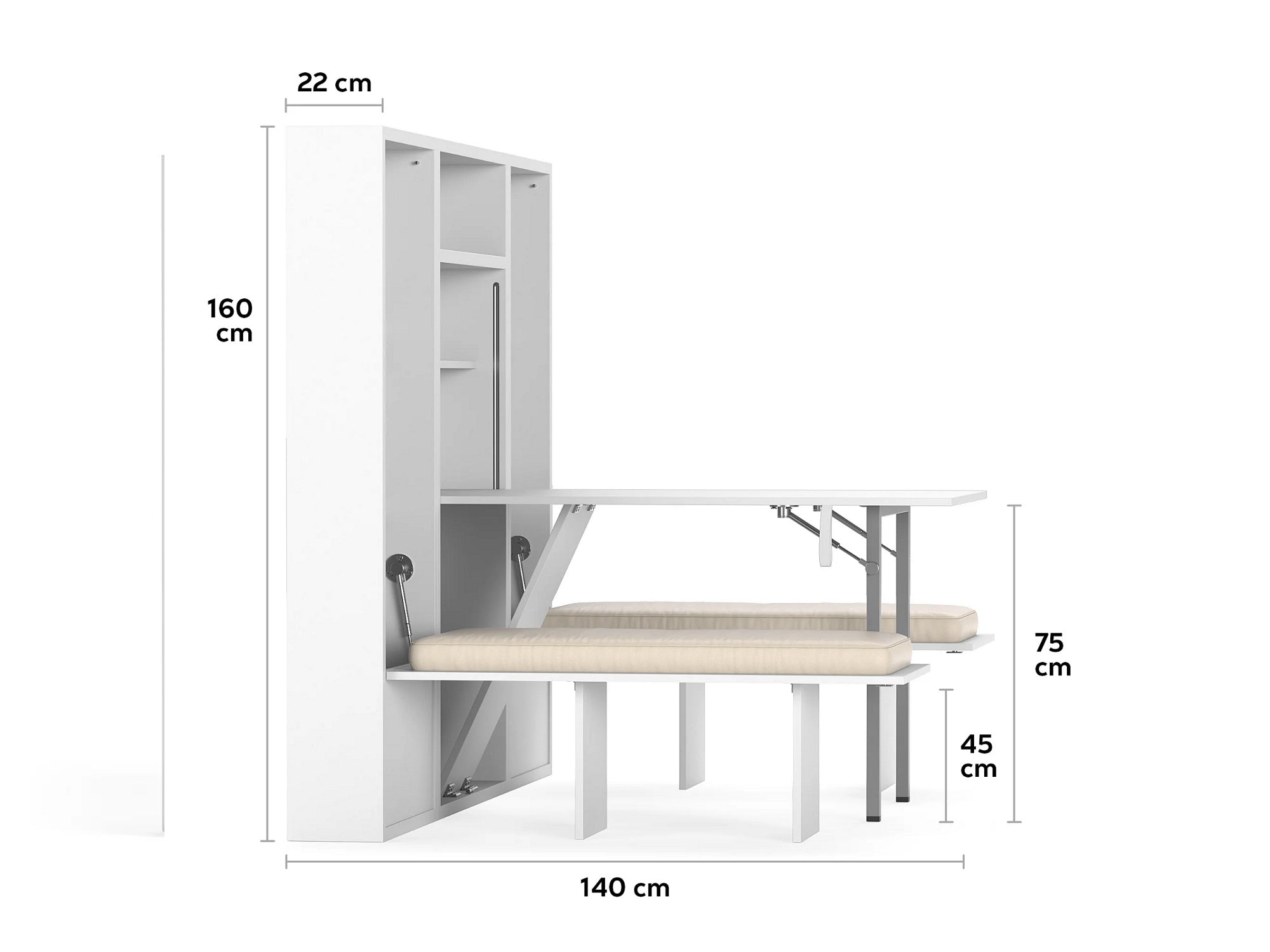 Multimo Secret Klapptisch Set