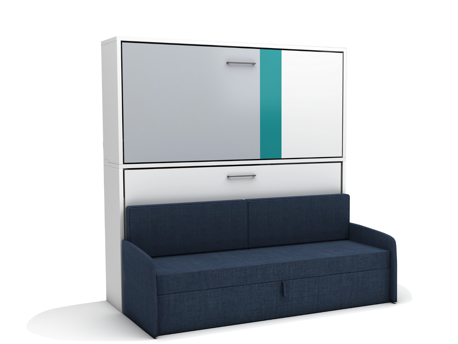 Etagenbett Smart mit Diver Sofa